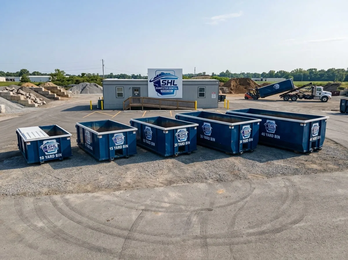 15 Yard Dumpster roll-off container delivered in Spring Hill, FL
