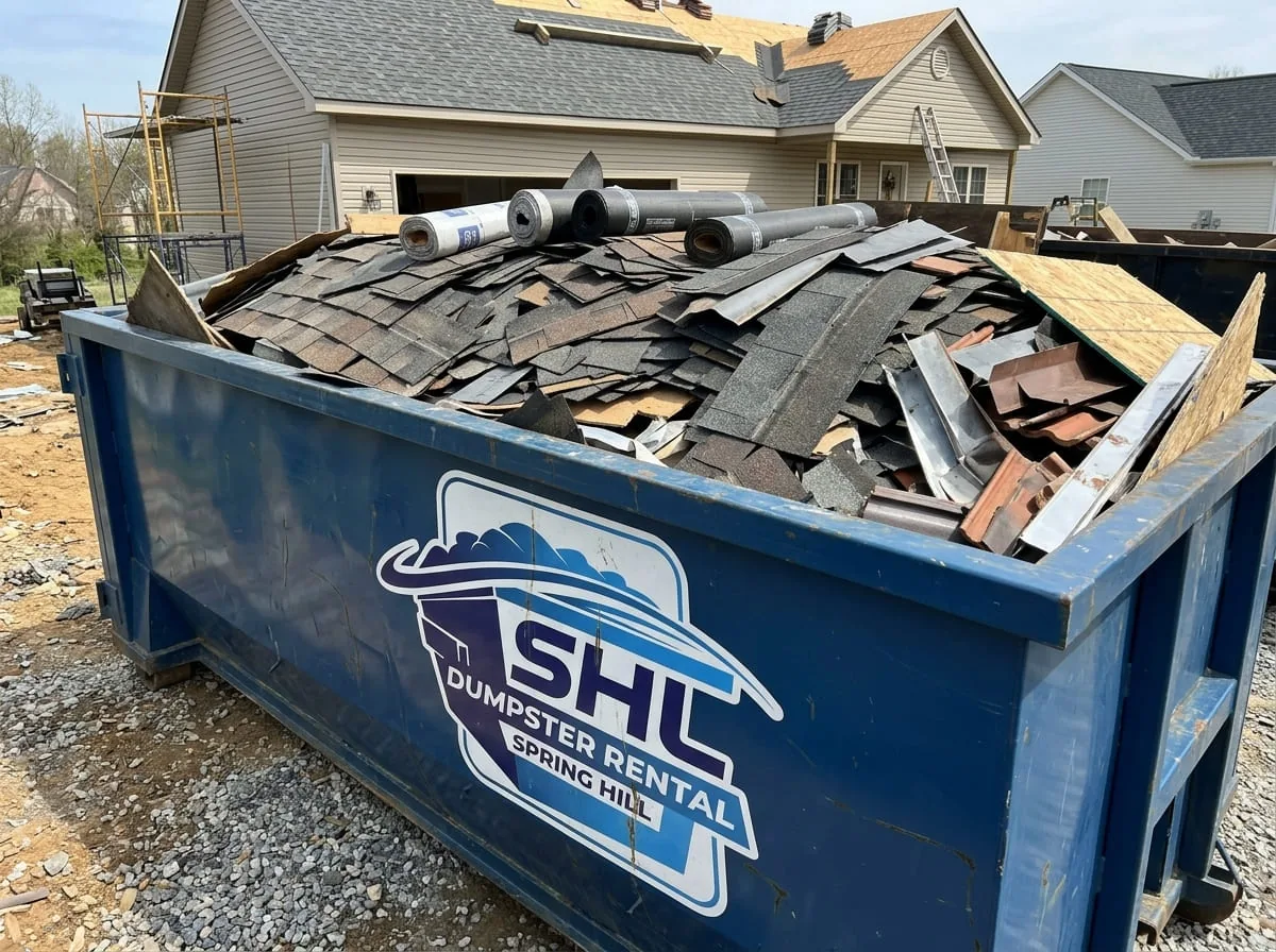Roofing Dumpster Rental in Spring Hill, FL